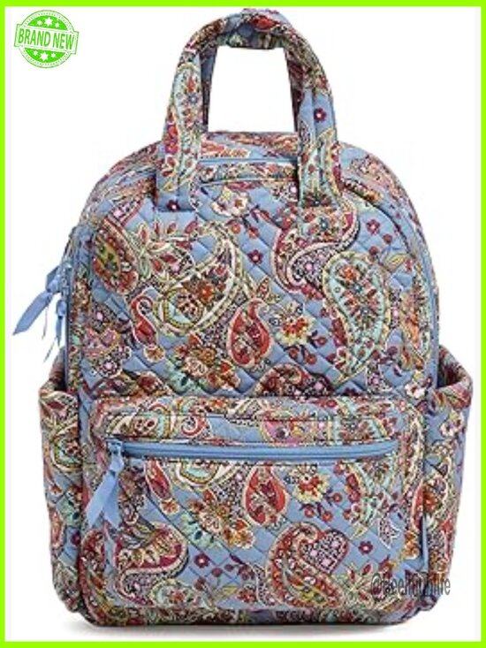 Recycled Cotton Backpack Tote with Laptop Pocket, 23L Capacity main image 6